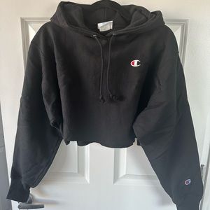CHAMPION Cropped Hoodie